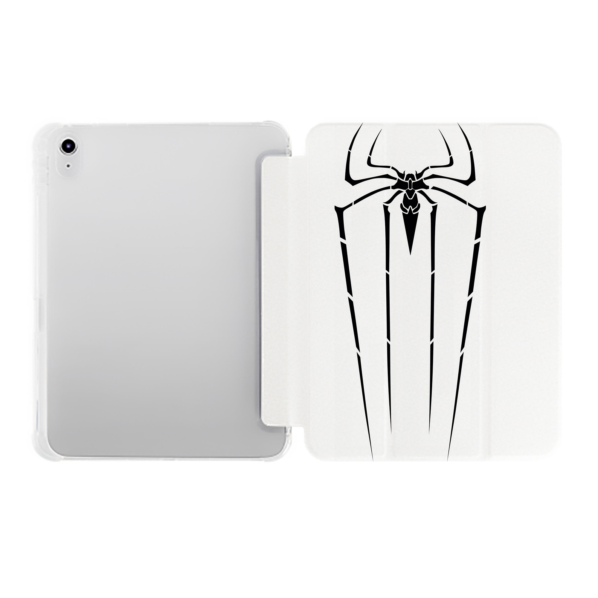 （画像用） Spider Man スパイダーマン IPad ケース ペン収納付き 三つ折りスタンド PUレザー×シリコン 対応機種9.5/10.5/10.9インチ